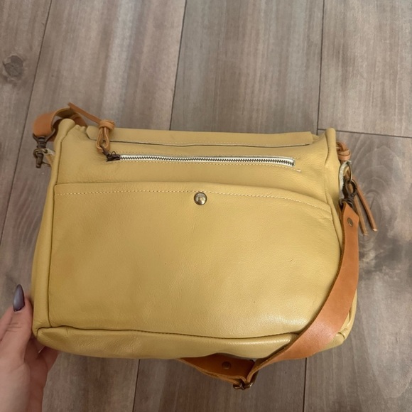 Poppy seeds genuine leather satchel bag - Picture 4 of 8